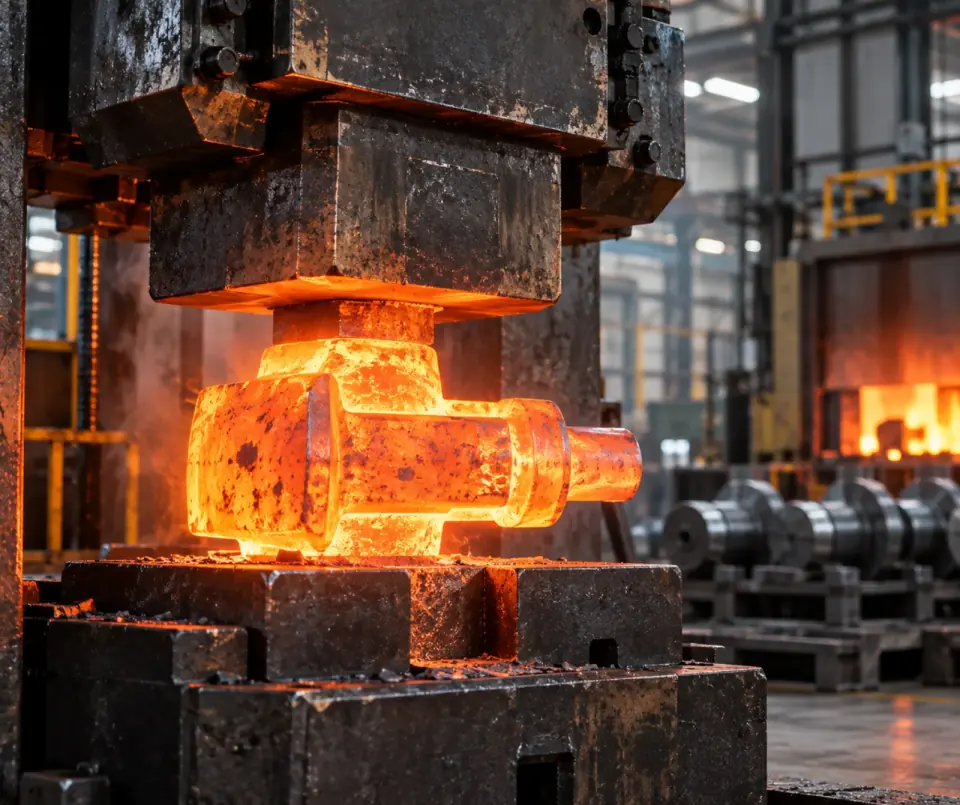 Industrial forging process